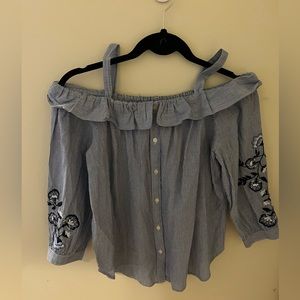 Loft off-the-shoulder blouse